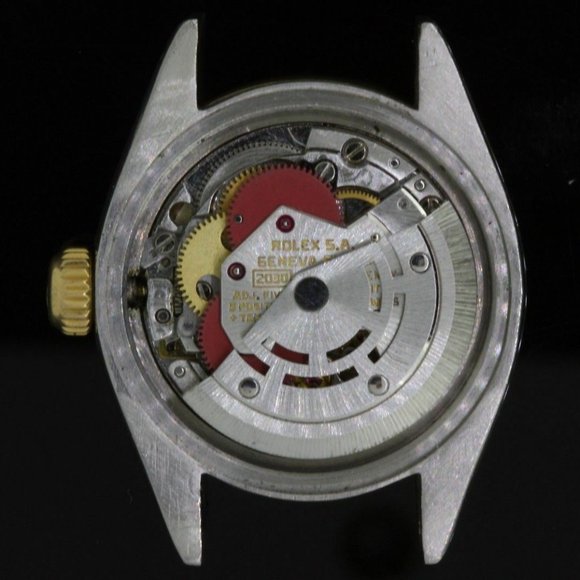 Rolex Ladies Datejust Oyster Stainless Gold Diamond Dial Bezel Watch main image 4